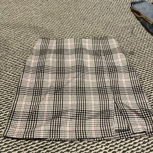 plaid skirt